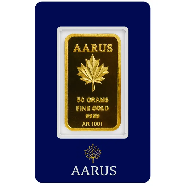 50 Grams Gold Aarus Bar — photo 1
