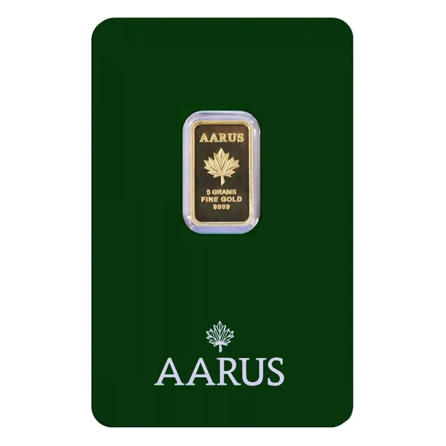 Aarus 5 Gram Gold Bar — photo 1