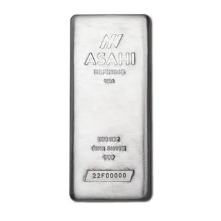 Asahi 100 Oz Silver Bar