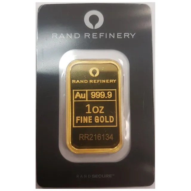 Gold 1 OZ Rand Refinery Bar — photo 1