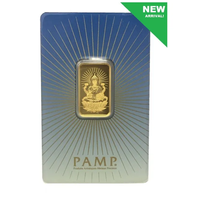 Gold 10 Gram Pamp Suisse Laxmi Bar — photo 1