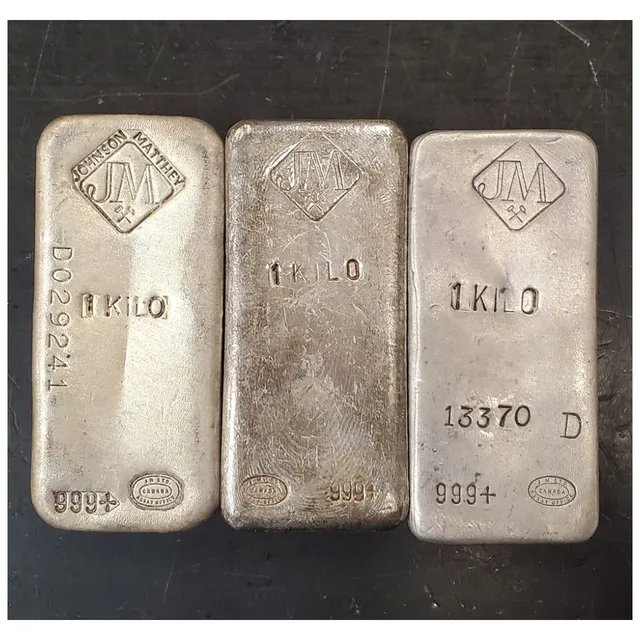 Johnson Matthey 1 Kilo Vintage Poured Bar Batch — photo 1