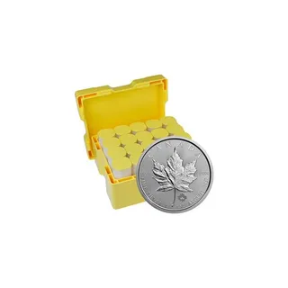 Random Year 1 Oz Silver Maple Coin Monster Box (500 Pcs)(Unsealed Circulated) – Royal Canadian Mint