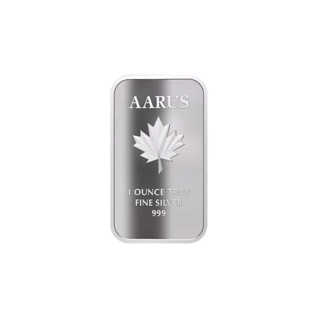 Silver 1 Oz Aarus Bar .9999 — photo 1