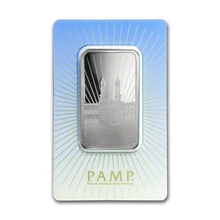 Silver Pamp 1 Oz Mecca Bar